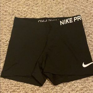 Brand new black nike pros